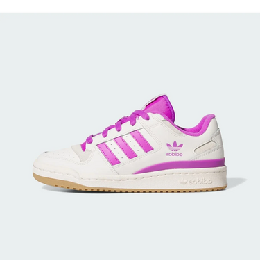 Adidas Forum Low CL Cloud White Purple Burst Cream White - JR0474 - View 1 | Next Step