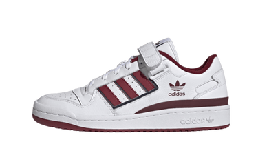 Adidas Forum Low Cloud White Collegiate Burgundy Collegiate Navy - GV6735 - View 1 | Next Step