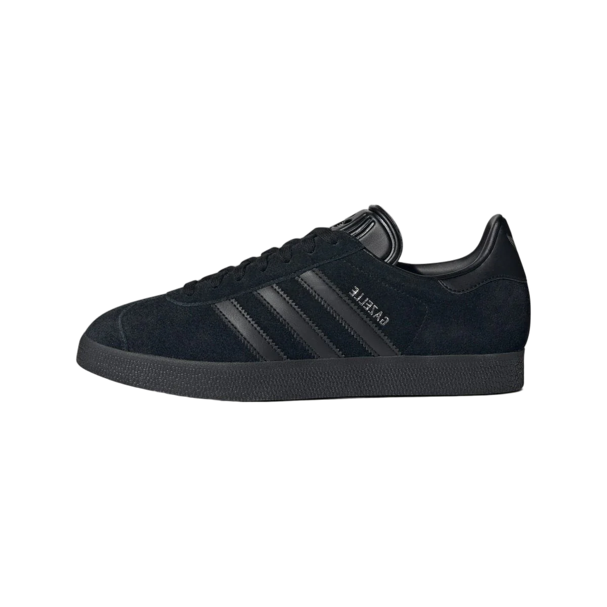 Adidas Gazelle All Black Silver Metallic