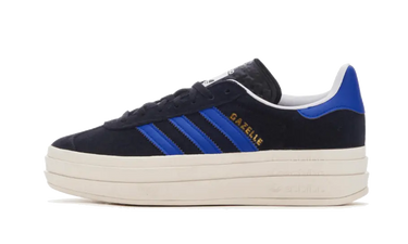 Adidas Gazelle Bold Core Black Lucid Blue - HQ4408 - View 1 | Next Step