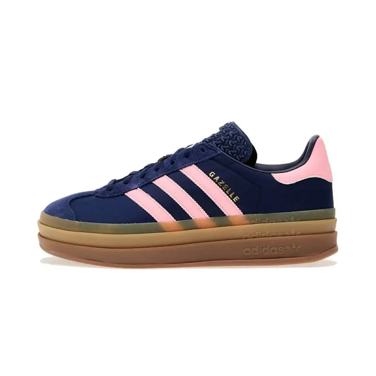Adidas Gazelle Bold Dark Blue Pink Spark (Women's)