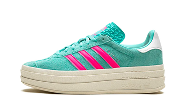 Adidas Gazelle Bold Flash Aqua Lucid Pink - ID7026 - View 1 | Next Step