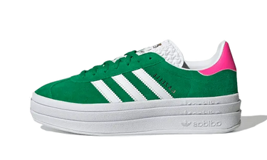 Adidas Gazelle Bold Green Lucid Pink - IG3136 - View 1 | Next Step