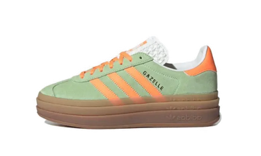 Adidas Gazelle Bold Green Orange - IH7495 - View 1 | Next Step
