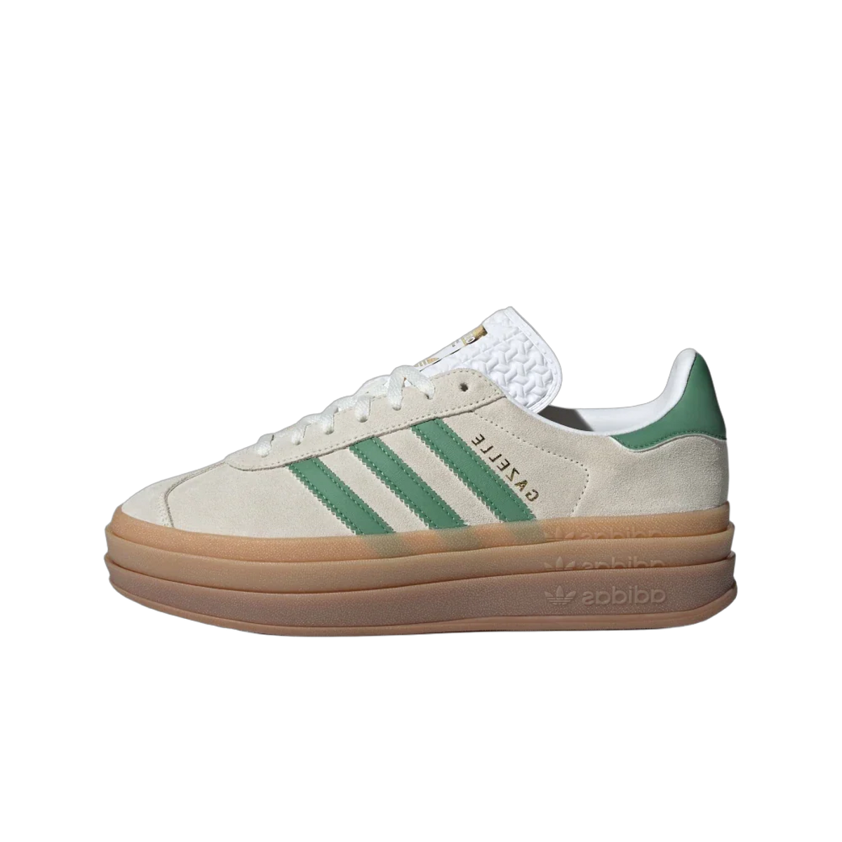 Adidas Gazelle Bold Off White Preloved Green (Women's)