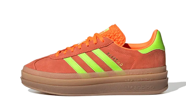 Adidas Gazelle Bold Solar Orange Solar Green - H06126 - View 1 | Next Step