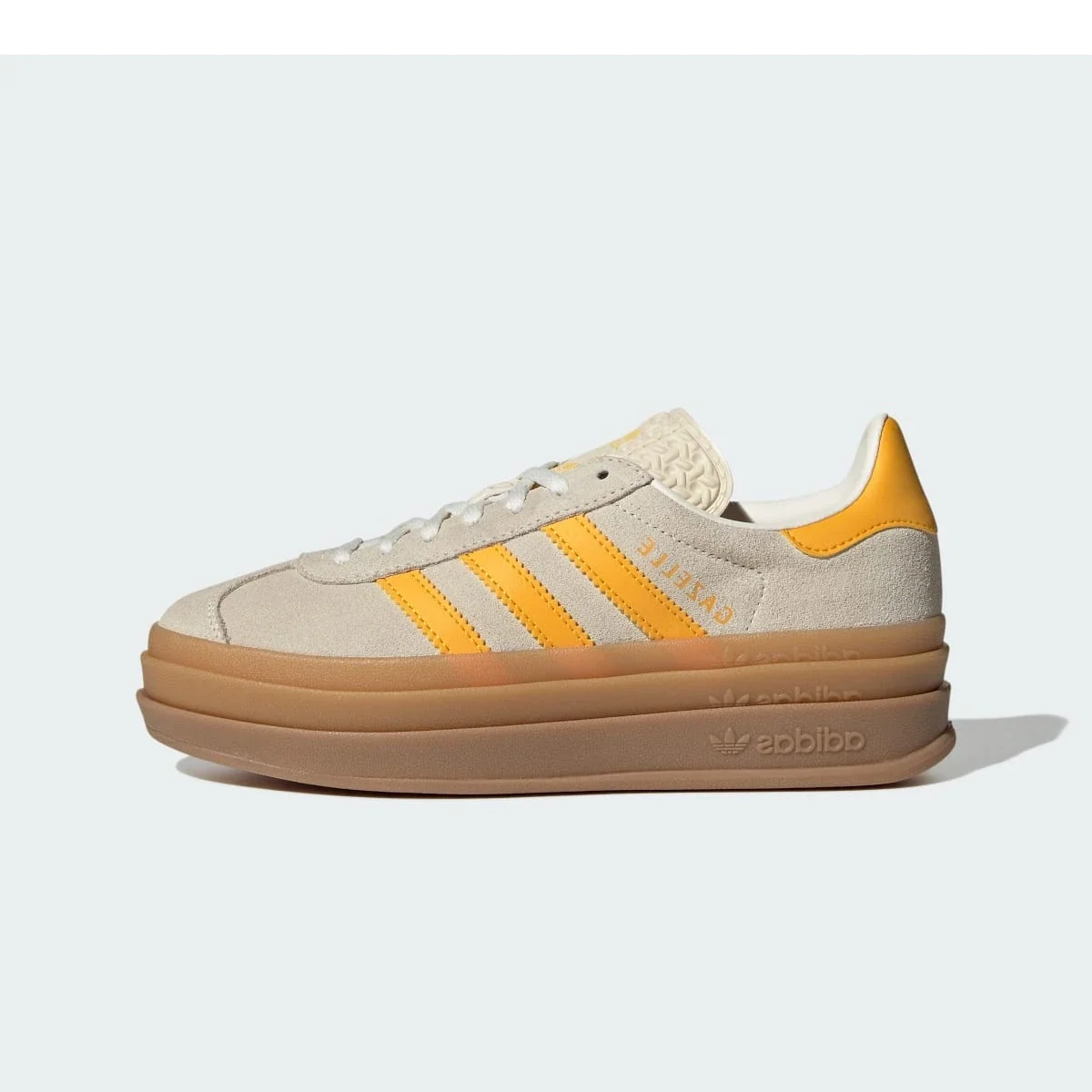 Adidas Gazelle Bold Wonder White Crew Yellow