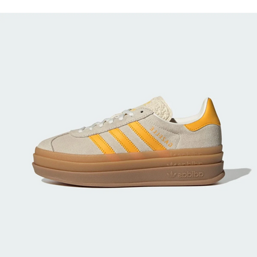 Adidas Gazelle Bold Wonder White Crew Yellow - IH6458 - View 1 | Next Step