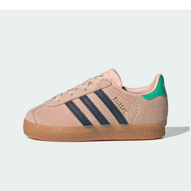 Adidas Gazelle Comfort Closure Blush Pink Night Indigo Green (TD) - KI4035 - View 1 | Next Step