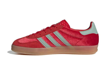 Adidas Gazelle Indoor Better Scarlet Hazy Green - IG6786 - View 1 | Next Step