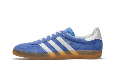 Adidas Gazelle Indoor Blue Fusion Gum - HQ8717 - View 1 | Next Step