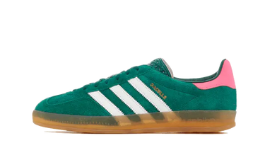 Adidas Gazelle Indoor Collegiate Green Lucid Pink - IG5929 - View 1 | Next Step