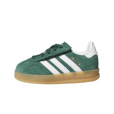 Adidas Gazelle Indoor Comfort Closure Collegiate Green White Gum (TD) - IH9130 - View 1 | Next Step