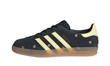 Adidas Gazelle Indoor Core Black Almost Yellow Floral - IF4490 - View 1 | Next Step