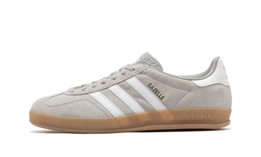 Adidas Gazelle Indoor Grey Cloud White Gold Metallic - JQ0176 - View 1 | Next Step