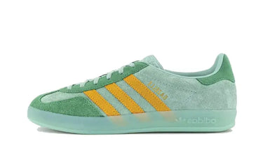Adidas Gazelle Indoor Hazy Green Yellow - IG6783 - View 1 | Next Step