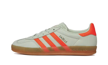 Adidas Gazelle Indoor Linen Green Solar Orange Gum - IF6982 - View 1 | Next Step