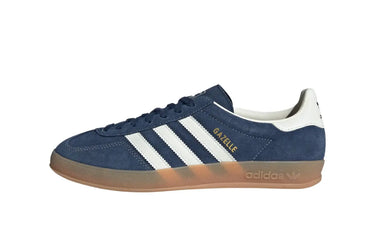 Adidas Gazelle Indoor Night Indigo Off White Gold Metallic - JQ8393 - View 1 | Next Step