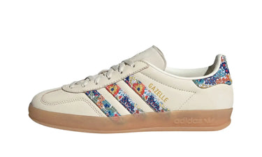 Adidas Gazelle Indoor Off White Gold Metallic Gum - JH7370 - View 1 | Next Step