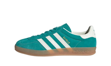 Adidas Gazelle Indoor Pure Teal Off White Gold Metallic - JQ8391 - View 1 | Next Step