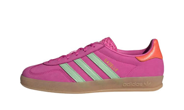 Adidas Gazelle Indoor Semi Lucid Fuchsia Semi Green Spark Coral - JI2718 - View 1 | Next Step