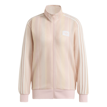 Adidas Originals Summer Glow Knitted Firebird Track Top Pink - KY2031 - View 1 | Next Step