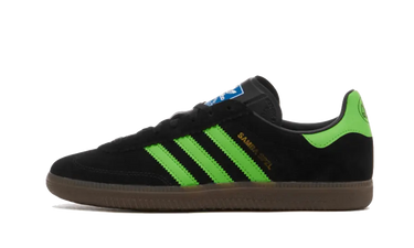 Adidas Samba Deco SPZL Core Black Lucid Lime - IF5738 - View 1 | Next Step