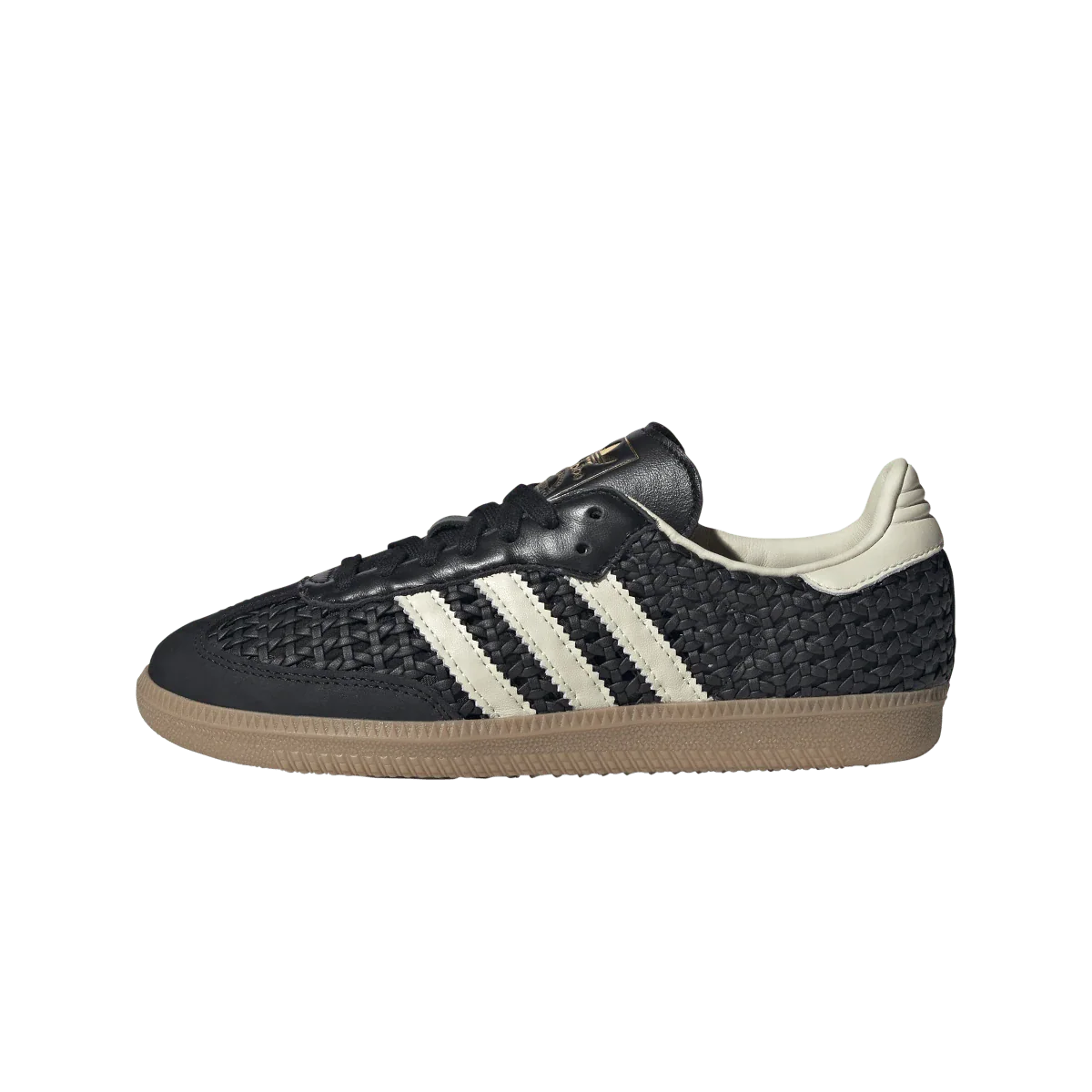 Adidas Samba OG Basketweave Black Cream White (Women's)