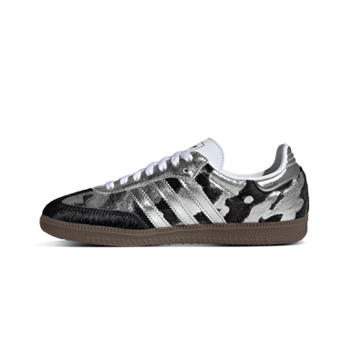 Adidas Samba OG Black Pony Hair Silver Metallic - KJ2313 - View 1 | Next Step