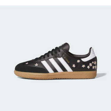 Adidas Samba OG Black White Gum Floral Embroidery - KK3383 - View 1 | Next Step