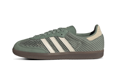 Adidas Samba OG Crochet Silver Green - IH4002 - View 1 | Next Step