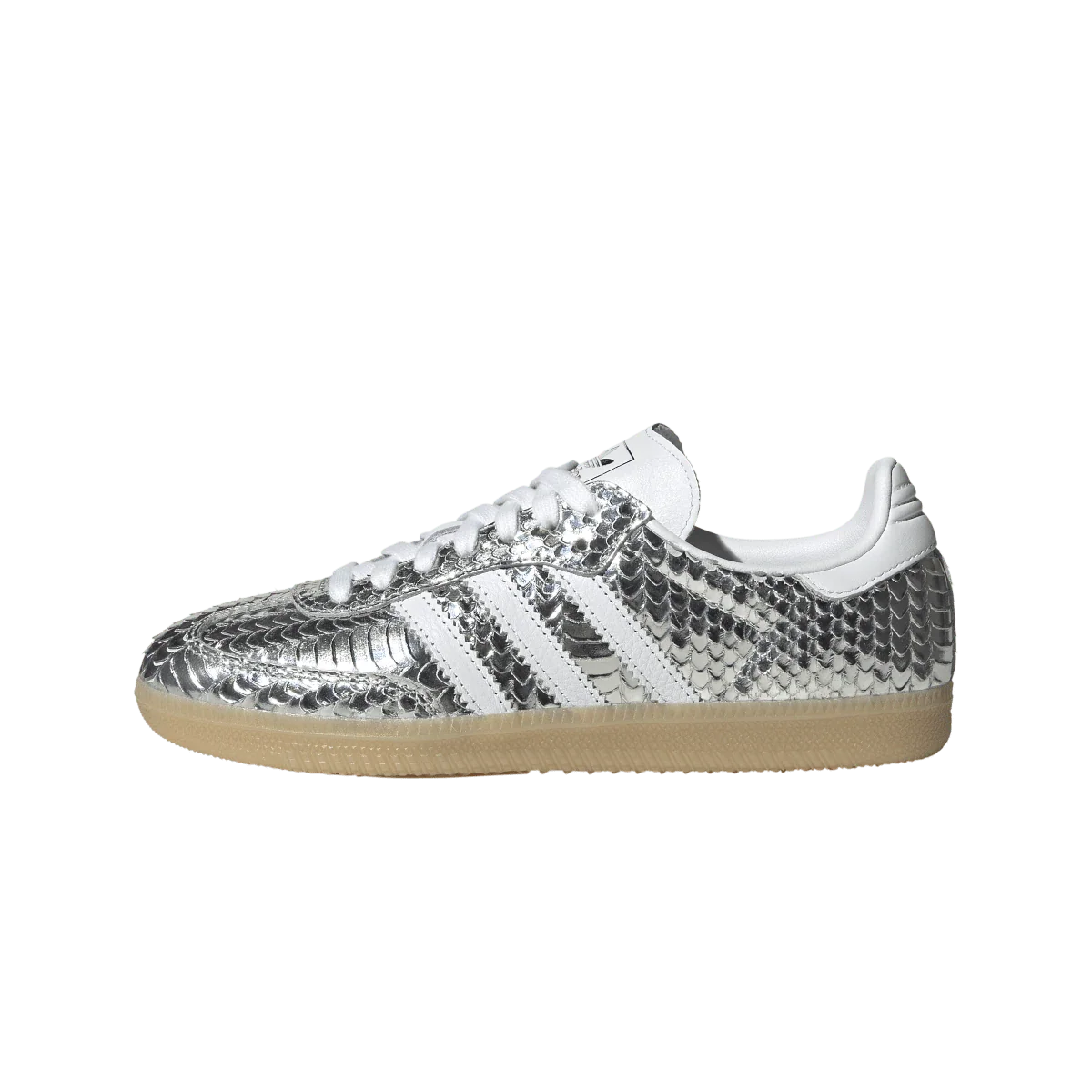 Adidas Samba OG Patent Snakeskin Silver Metallic (Women's)