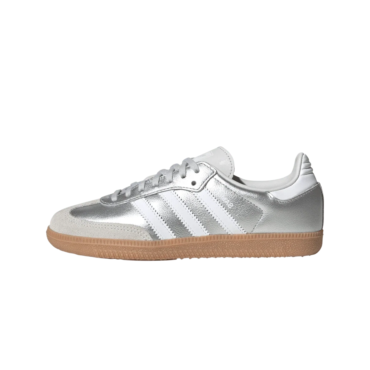 Adidas Samba OG Silver Metallic Cloud White Gum