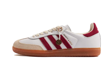 Adidas Samba OG Sporty & Rich White Core Burgundy - IF5660 - View 1 | Next Step