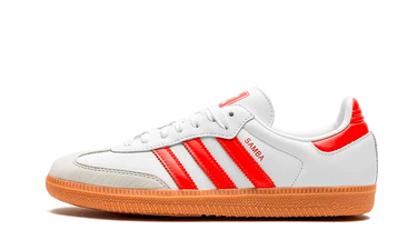 Adidas Samba OG White Solar Red Gum - IF6513 - View 1 | Next Step