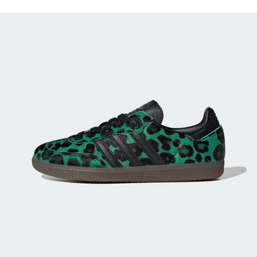 Adidas Samba Semi Screaming Green Core Black Gold Metallic - HQ9374 - View 1 | Next Step