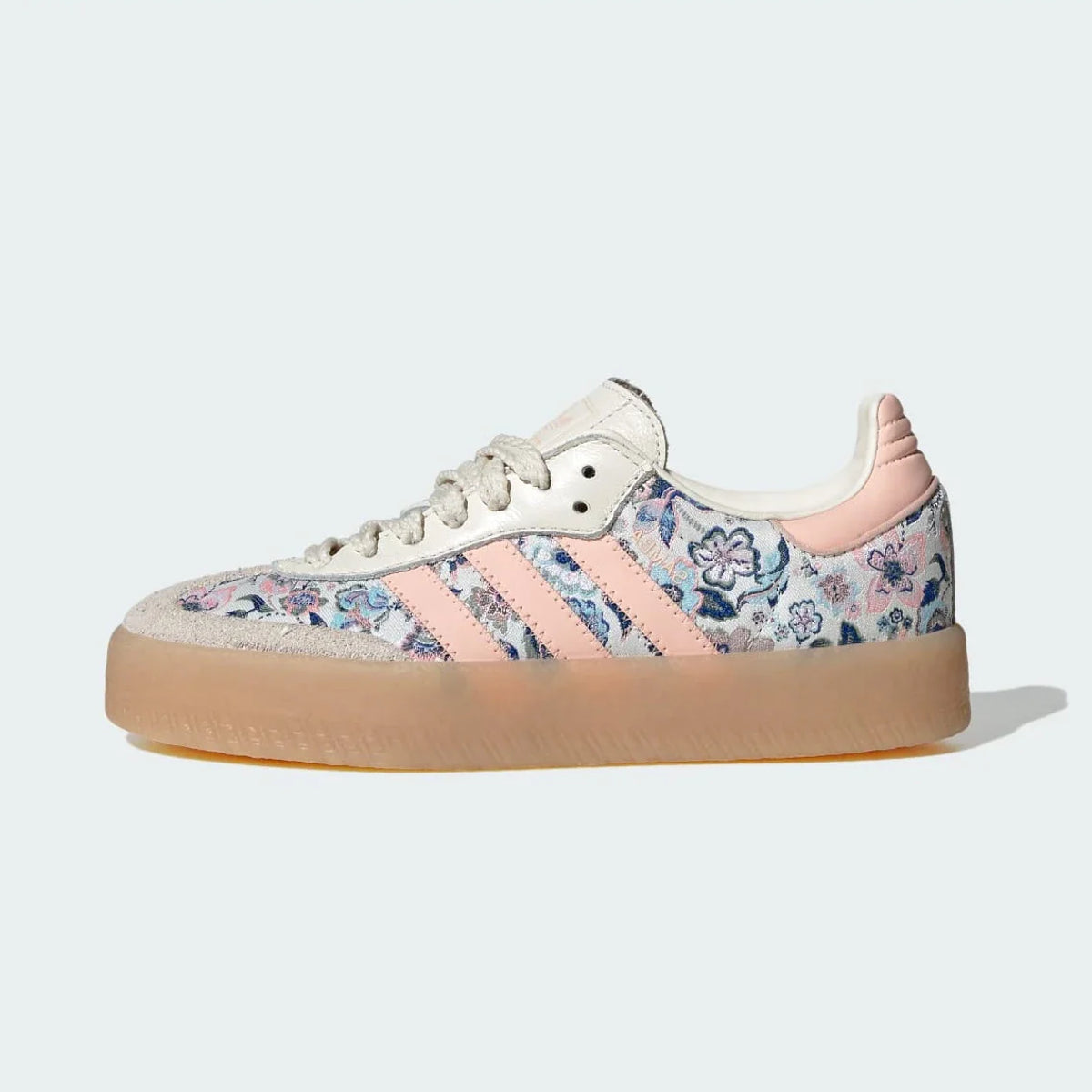 Adidas Sambae Liberty London Off White Blush Pink