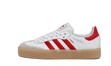 Adidas Sambae White Scarlet Gum - ID0438 - View 1 | Next Step