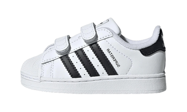Adidas Superstar II Comfort Closure White Black (TD) - JI3990 - View 1 | Next Step