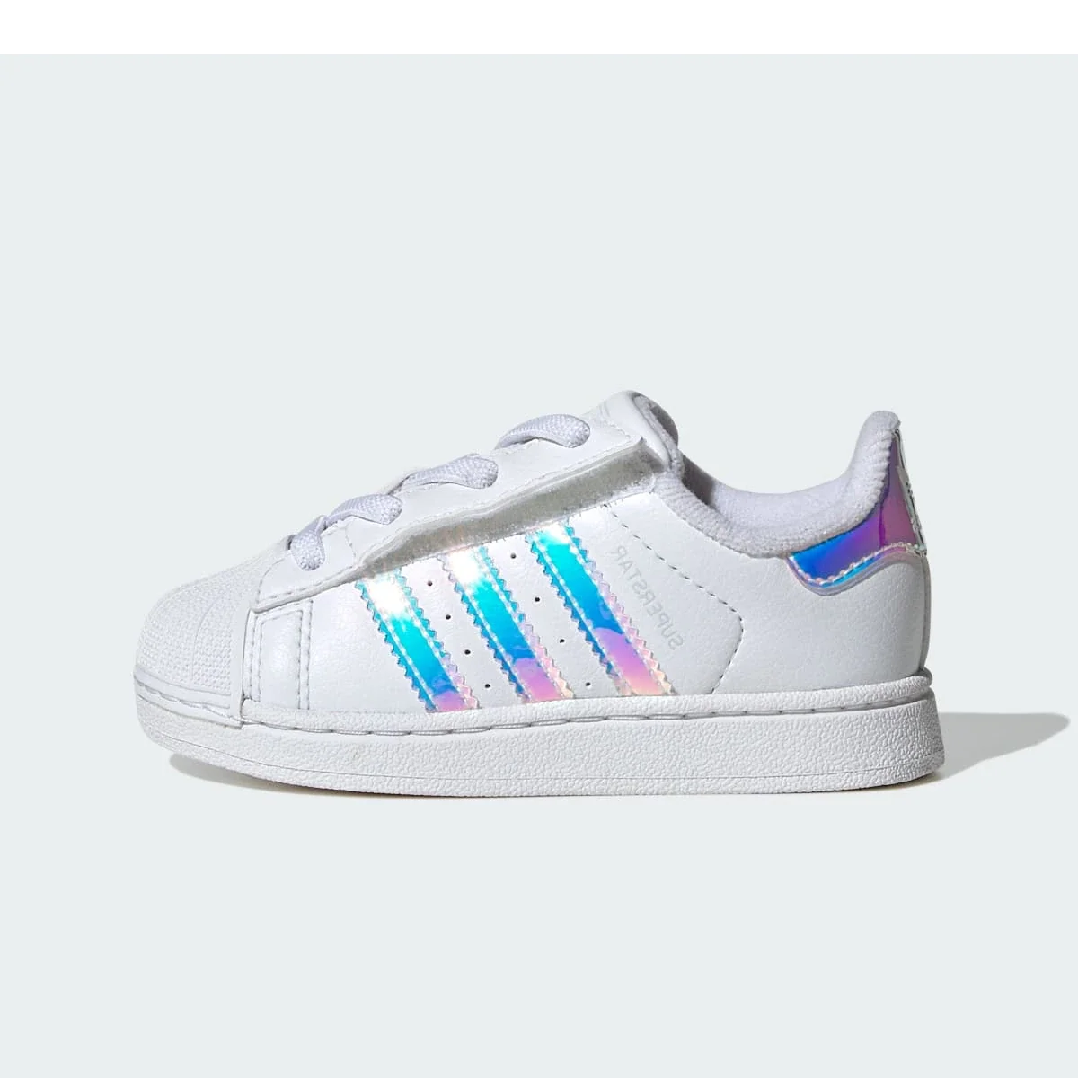Adidas Superstar II Comfort Closure White Iridescent Stripes (TD)