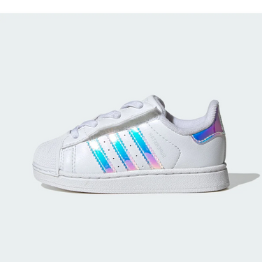 Adidas Superstar II Comfort Closure White Iridescent Stripes (TD) - JQ1791 - View 1 | Next Step