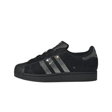 Adidas Superstar II Rhinestone Black Silver - IH4200 - View 1 | Next Step