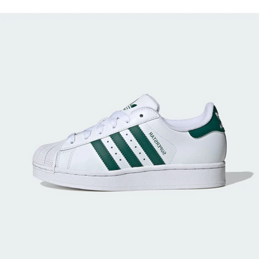 Adidas Superstar II White Collegiate Green - JR9865 - View 1 | Next Step