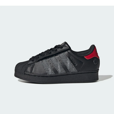 Adidas Superstar LED Lights Comfort Closure Core Black Red (PS) - IH6388 - View 1 | Next Step