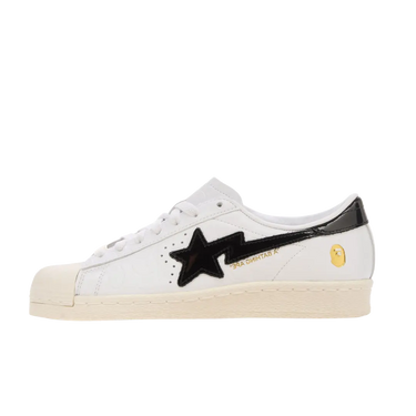 Adidas Superstar Vintage Bape White Black Next Step