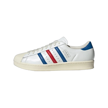 Adidas Superstar Vintage White Blue Better Scarlet Made in Germany - JQ6345 - View 1 | Next Step