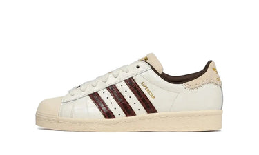 Adidas Superstar Wales Bonner White Brown Croc - KH8797 - View 1 | Next Step