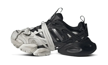Adidas XLG Runner Deluxe White Black - JR0861 - View 1 | Next Step