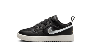Air Jordan 1 Low Alt SE Black Silver Sail Gold (PS) - FZ3920-001 - View 1 | Next Step