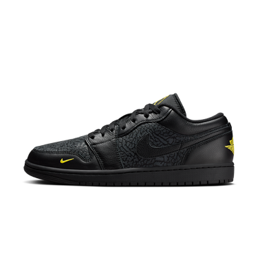 Air Jordan 1 Low Black Elephant Print - IM6568-010 - View 1 | Next Step
